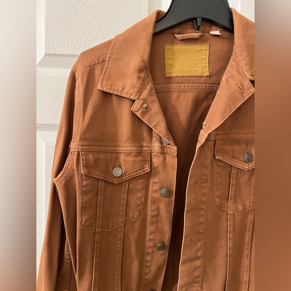 Denim Button Jacket - Picture 3 of 6